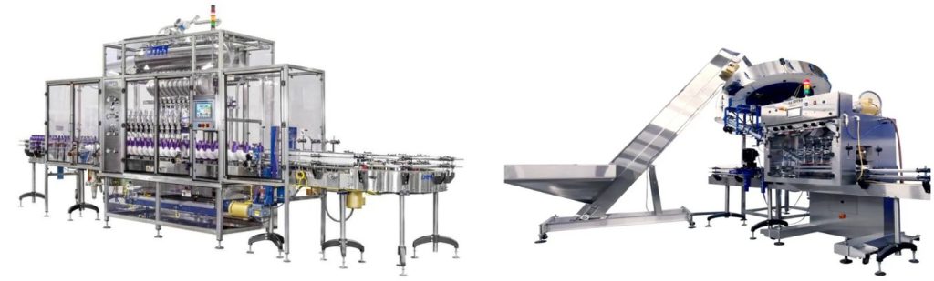 Range of DTM Packaging Liquid filling machines